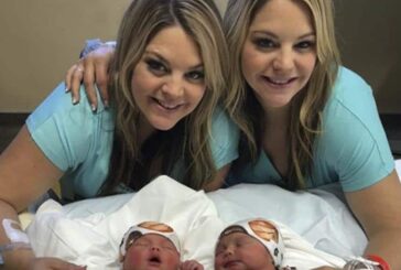 Hermanas gemelas dan a luz el mismo día en el mismo hospital