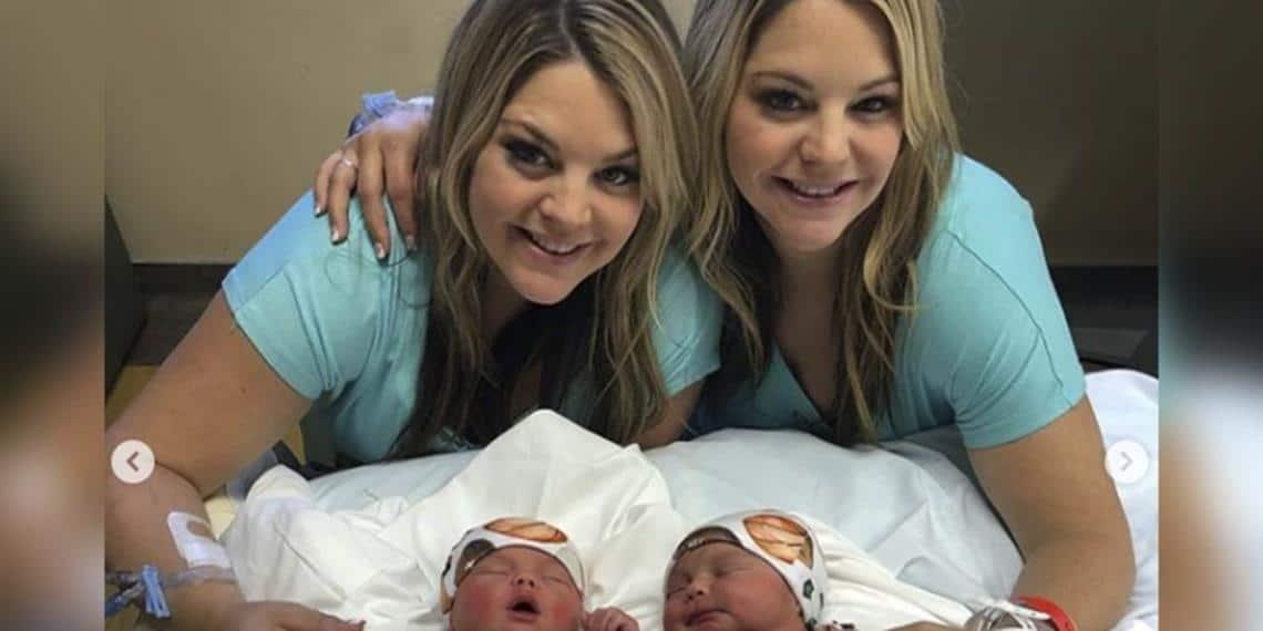 Hermanas gemelas dan a luz el mismo día en el mismo hospital