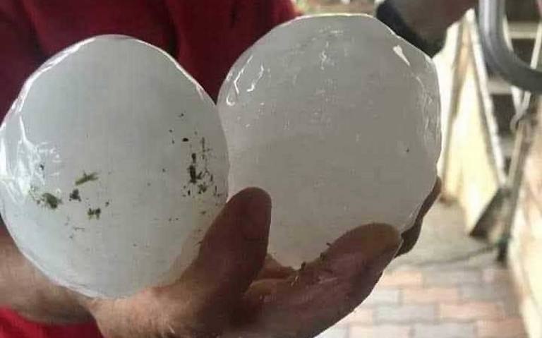 Granizo del tamaño de una naranja devasta ciudad italiana (video)