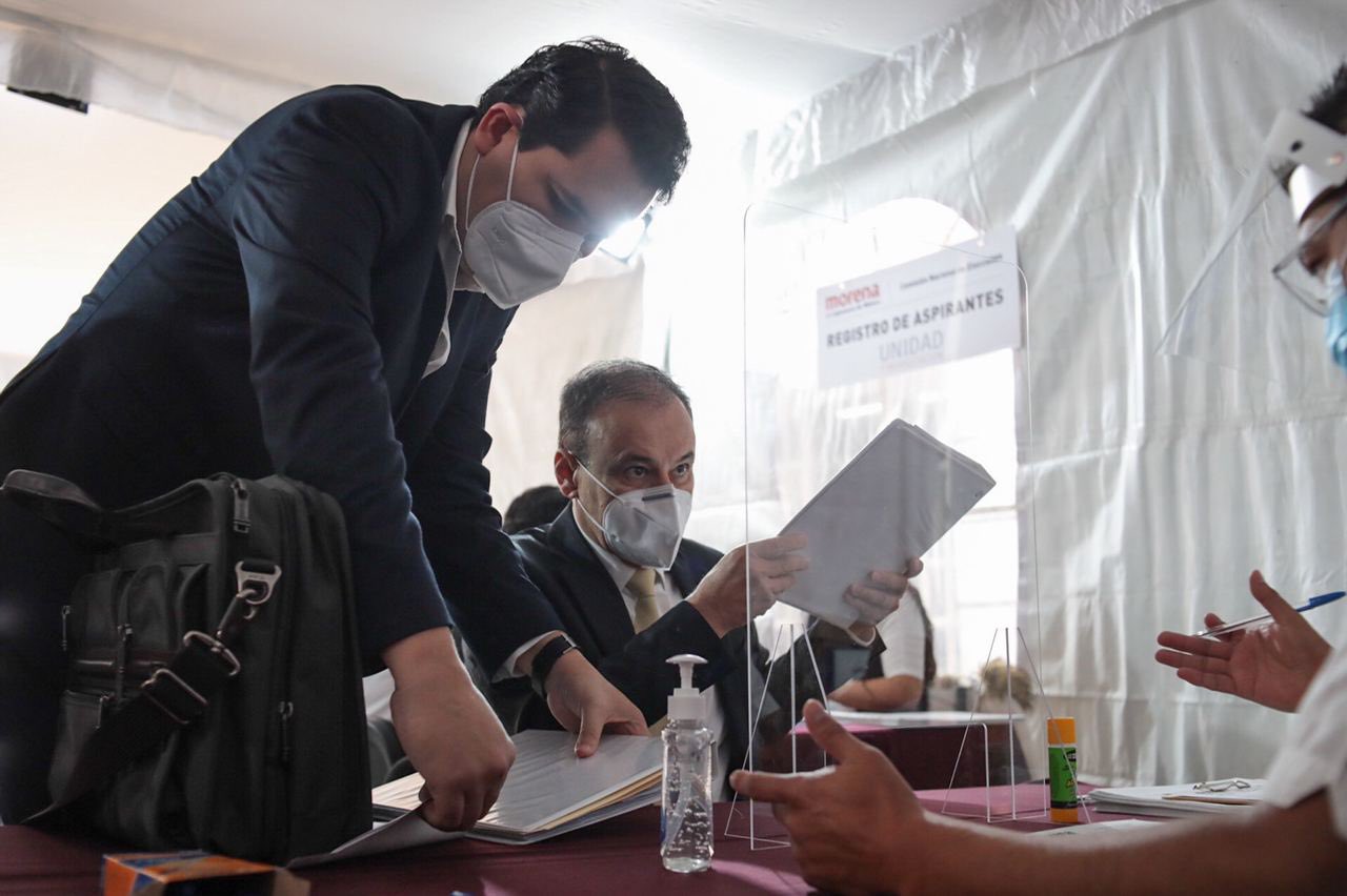 Alfonso Durazo se registra como precandidato al gobierno de Sonora