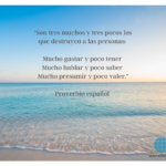 Tres Muchos y Tres Pocos