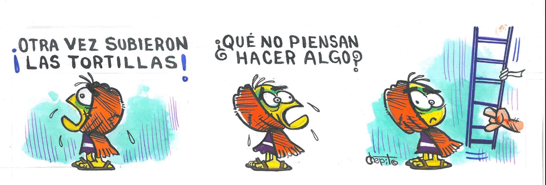 aumento de tortillas