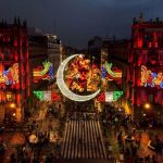 Quetzalcóatl ilumina el zócalo de la Ciudad de México, ¿y la tercera ola?