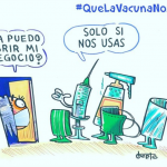 #QueLaVacunaNosUna