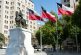 Parque O’ Higgins, 18 de septiembre 1990: Parafernalia de artefactos de guerra y destrucción