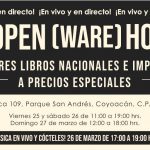 Hoy inicia el primer Open (ware) House del año: La venta de los mejores  libros nacionales e importados, a precios especiales