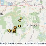 Expertos reportan enjambre sísmico en Michoacán