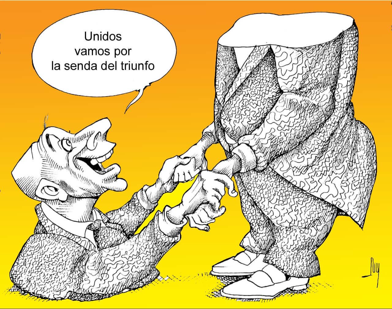 caricatura, políticos, elecciones