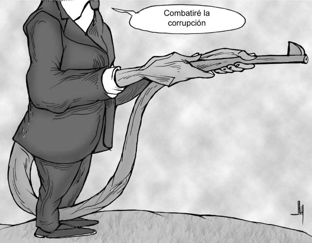 caricatura, corrupción