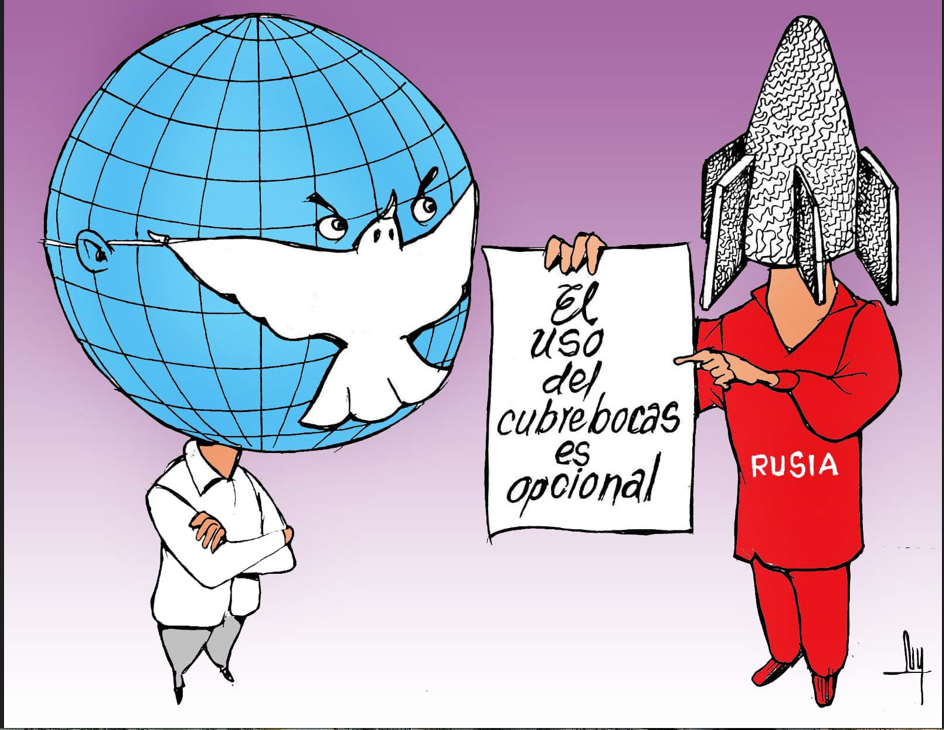 guerra, caricatura