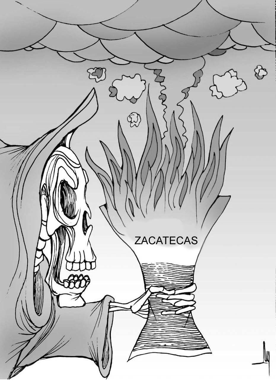 caricatura, zacatecas, violencia, criminalidad, muerte