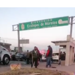 Reportan carambola en la Avenida Texcoco, a la altura de la Central Termoeléctrica Valle De México (video)