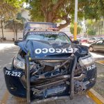 Lamentan muerte de dos policías municipales embestidos por un auto al abanderar un accidente en la México–Texcoco