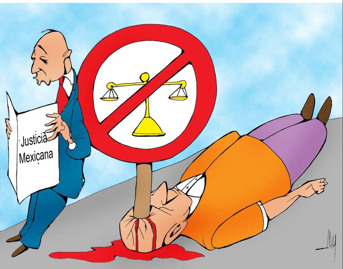 caricatura, justicia