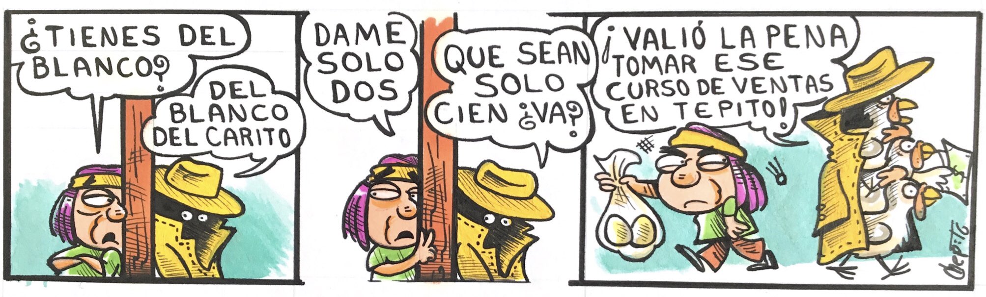 caricatura, huevos, inflación