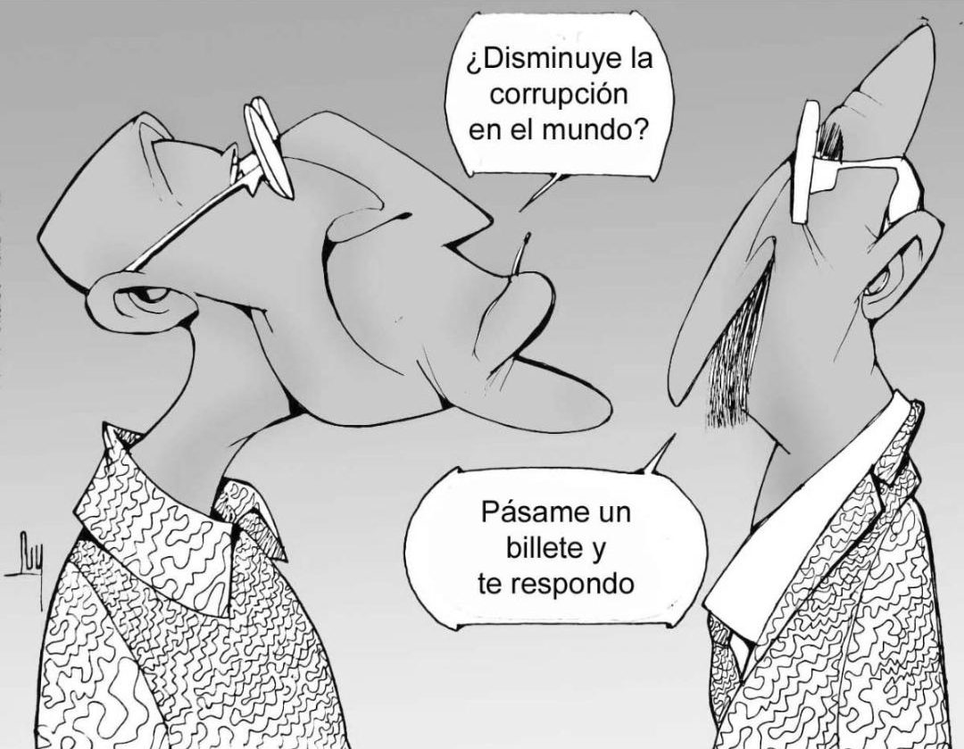 caricatura, corrupción