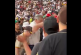 Abuchean en estadio de béisbol a Adán Augusto y mejor emprende la graciosa retirada (video)