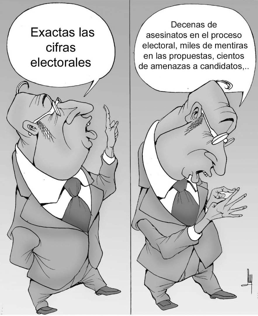 caricatura, elecciones, violencia, inseguridad, méxico