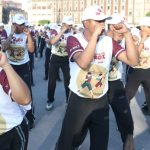 Segunda clase masiva de box en el Zócalo CDMX; nuevamente, buscan romper récord Guiness