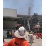 Reportan explosión de una pipa al interior de la Refinería Olmeca-Dos Bocas (video)
