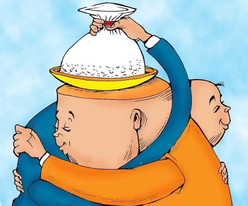 caricatura, políticos, elecciones, corcholatas