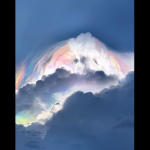 Impactante nube iridiscente es vista en China (video)