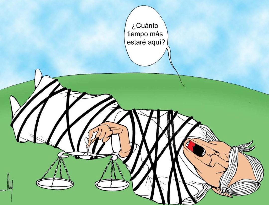 justicia, ley, secuestros, caricatura