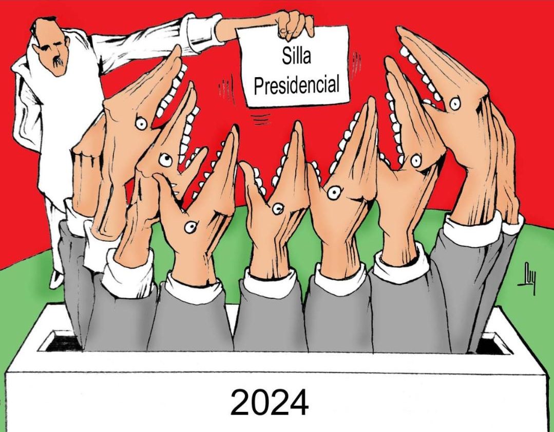 caricatura, elecciones, candidatos, corcholatas