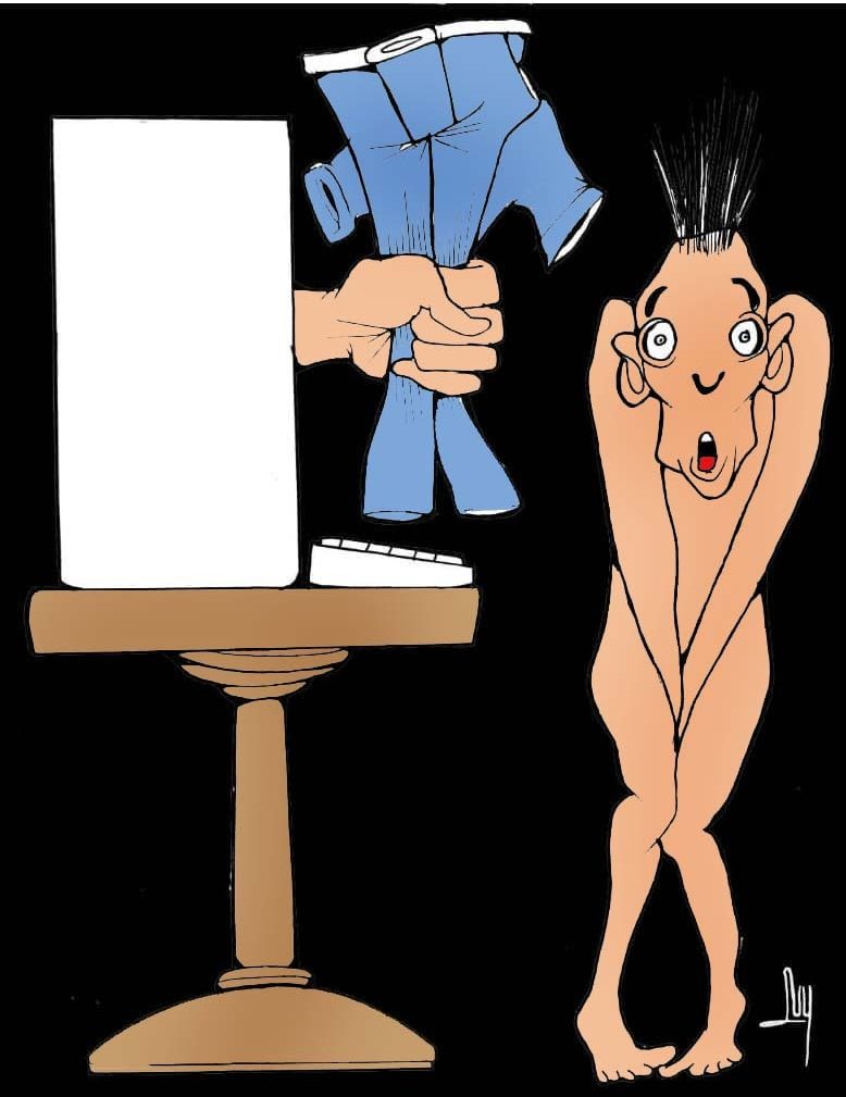 caricatura, extorsiones, extorsiones digitales