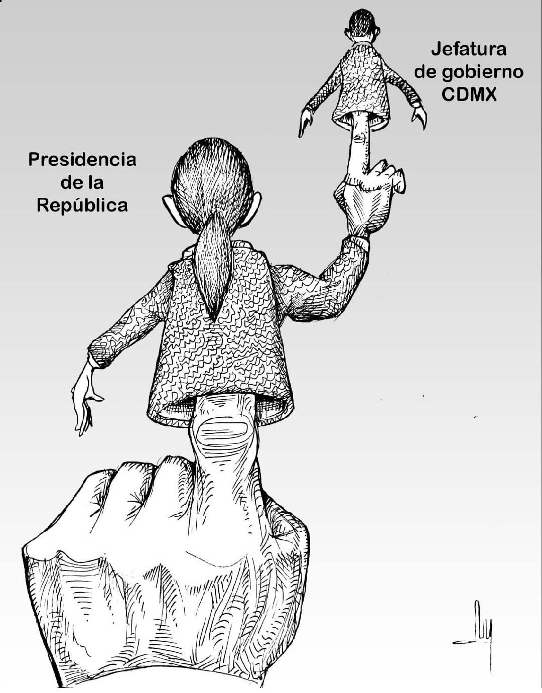 caricatura, cdmx, Claudia Sheinbaum, amlo, presidencia, 4t