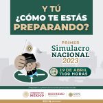 Con orden y civilidad, se realiza el 'Segundo Simulacro Nacional 2023'