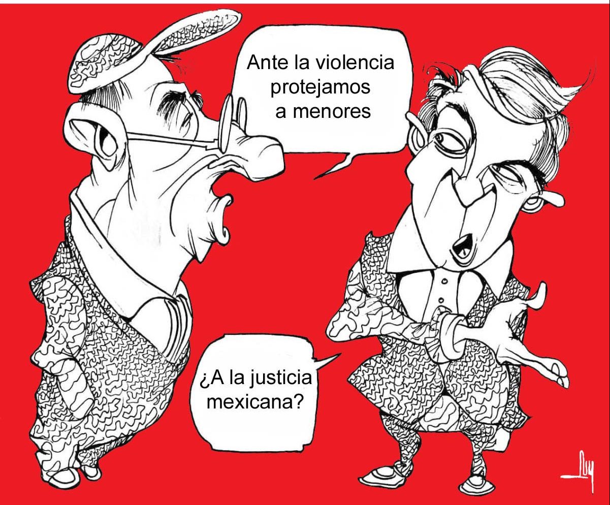 caricatura, justicia