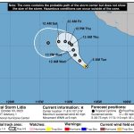 Se forma la tormenta tropical Lidia, en el Océano Pacífico