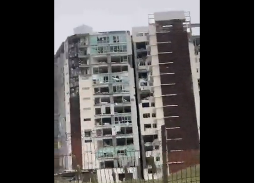 Foto: Captura de video @SkyAlertStorm