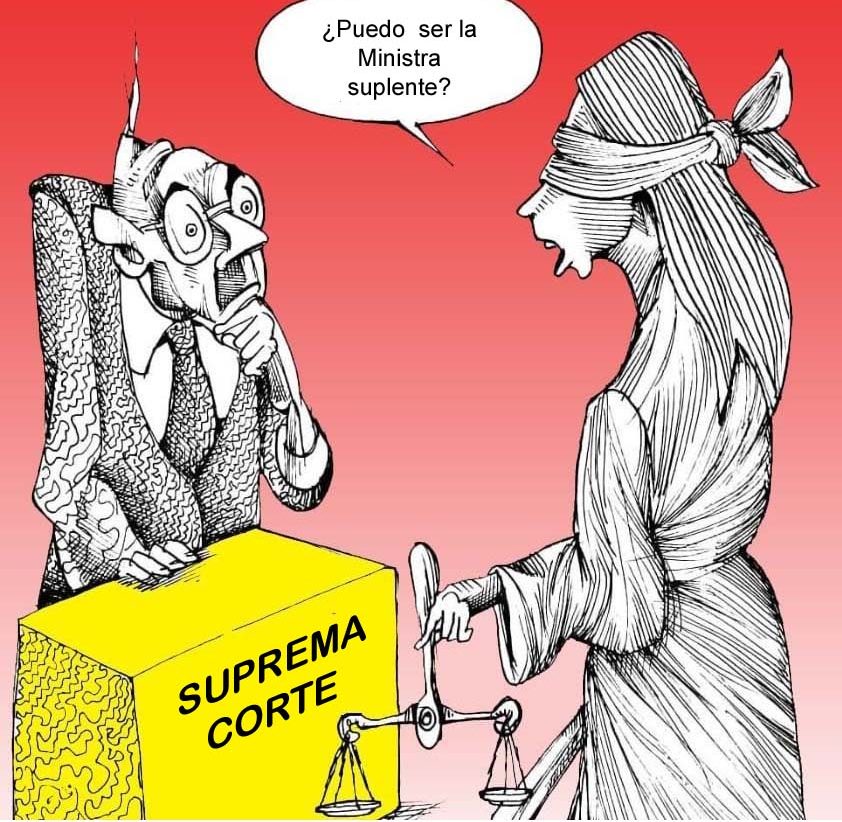 caricatura, justicia