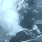Así fue la impactante erupción volcánica en la isla Iwo Jima, en Japón 🌋 (video)