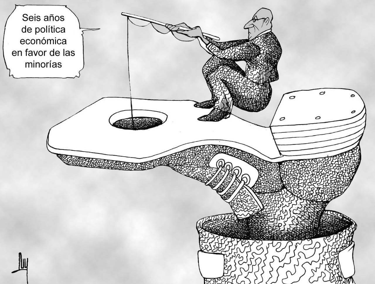 caricatura, pobreza, política económica, economía