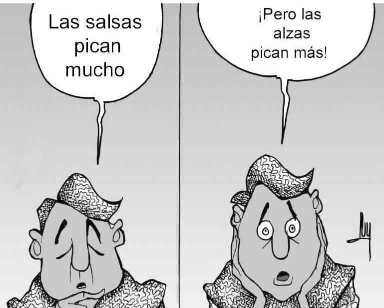 caricatura, alzas, alzas decembrinas, inflación