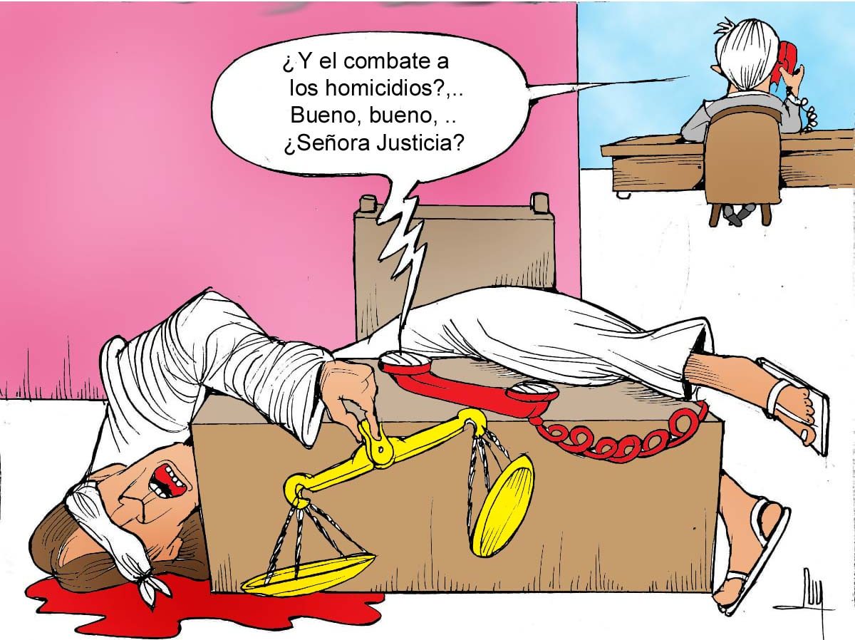 caricatura, amlo, justicia, ley