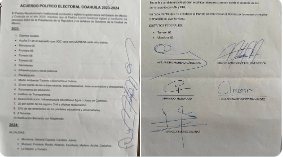 acuerdo coahuila pan, pri