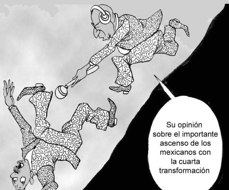 caricatura, morena, 4T, pobreza, violencia, inseguridad, criminalidad