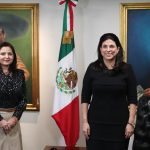 La diputada Marcela Guerra se reúne con la presidenta Magistrada del TEPJF, Mónica Aralí Soto