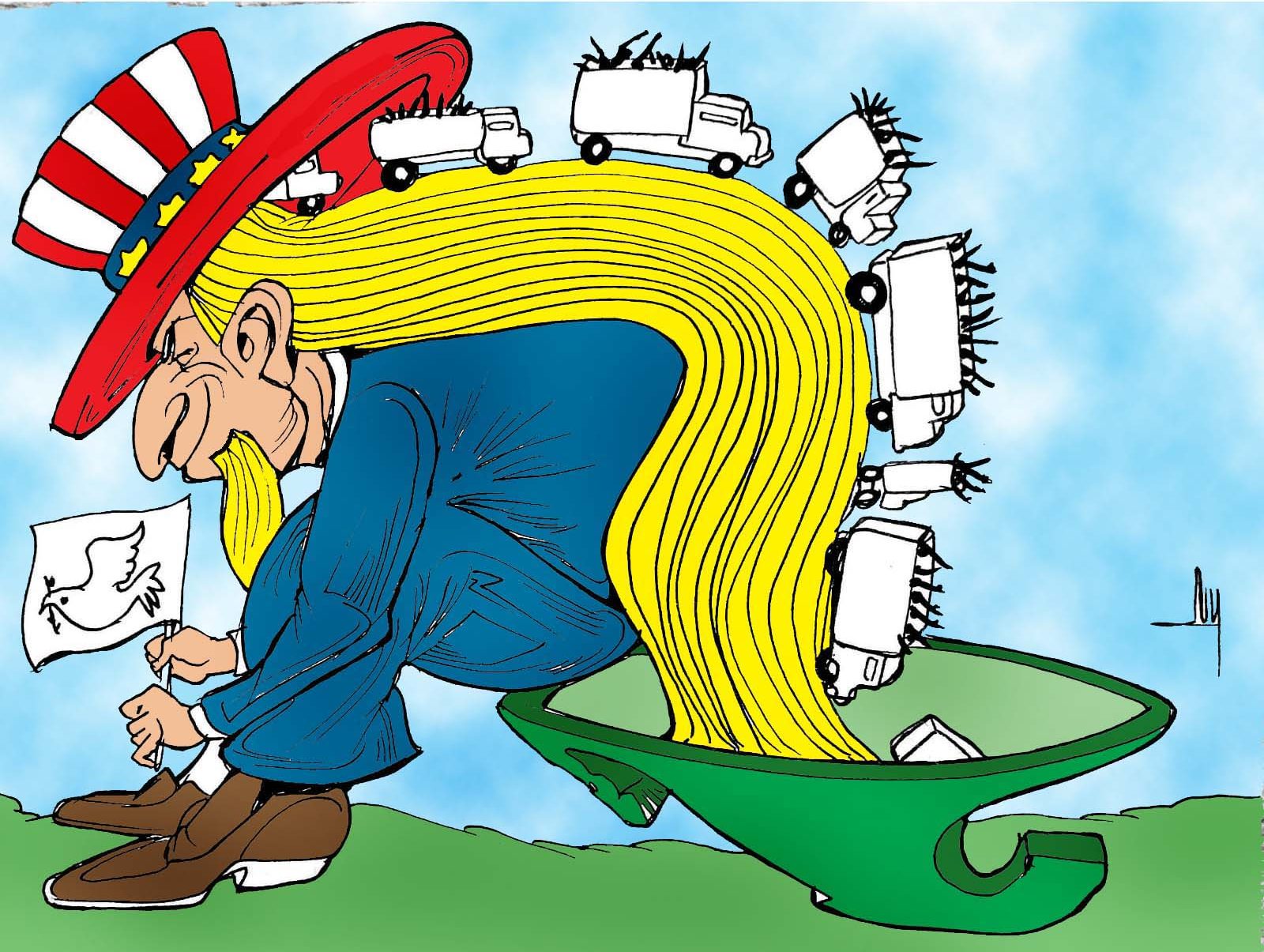 caricatura, migración, migrantes, eu