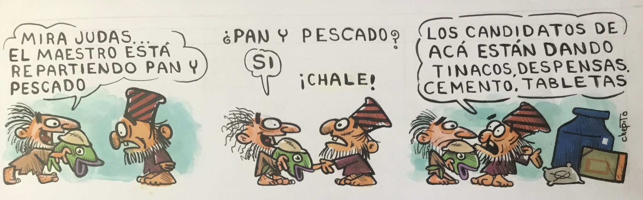 caricatura, elecciones, semana santa
