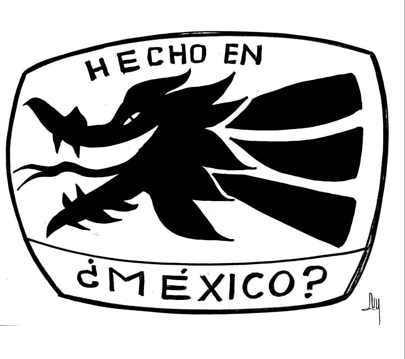 caricatura, china, contrabando