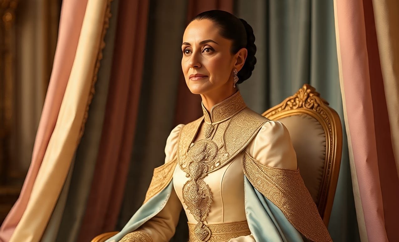 CLAUDIA SHEINBAUM, REINA/ FOTO: META IA