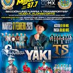 El Sindicato de Limpia y Transportes Sección 1, celebra 92 años de trabajo con 'El Yaqui' y 'Alacranes Musical', en la Arena CDMX