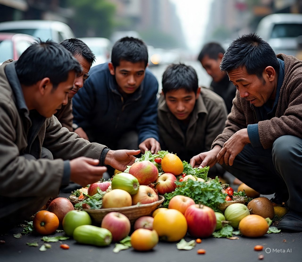 desperdicio alimentos/ IA META