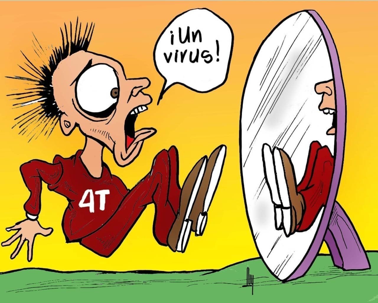 LUY/ susto, 4t, poder, gobierno, gobernanza, caricaturas