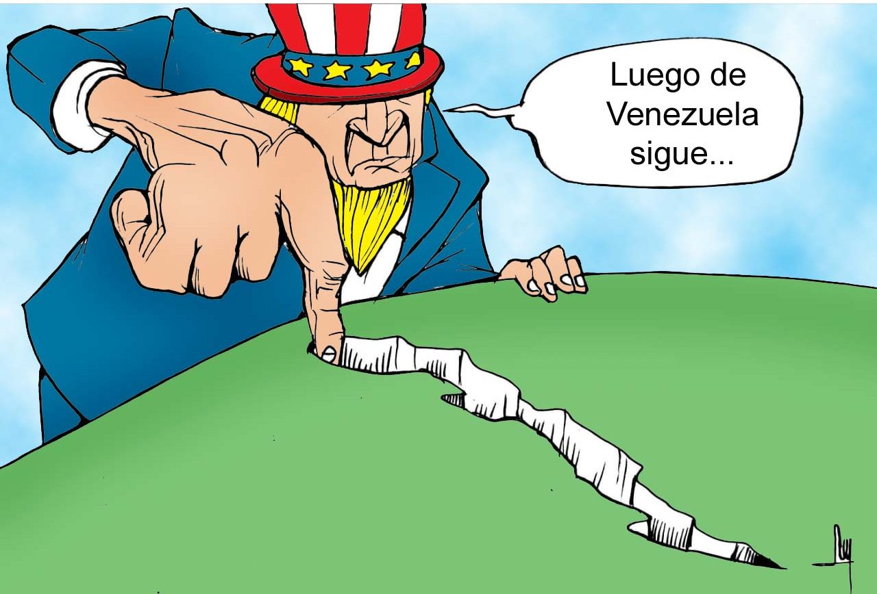 LUY, TRUMP, CARICATURA, CUBA